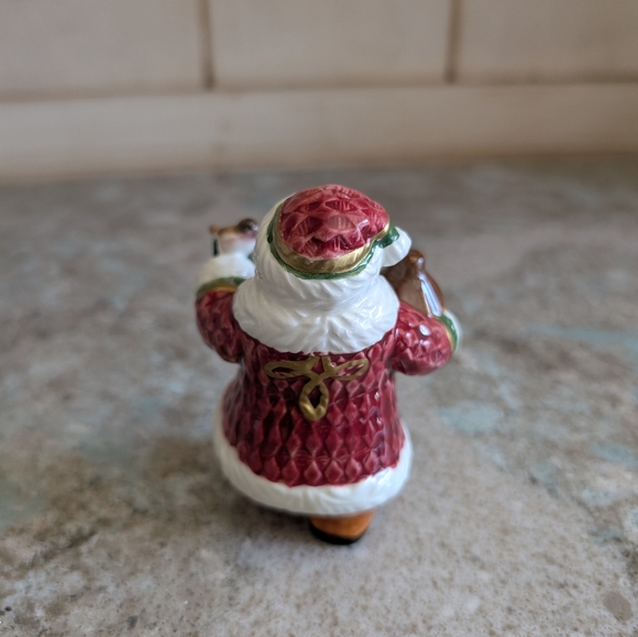 Fitz and Floyd Santa's Forest Friends Bird/Birdhouse 3-Piece Porcelain Tumblers - Picture 4 of 11